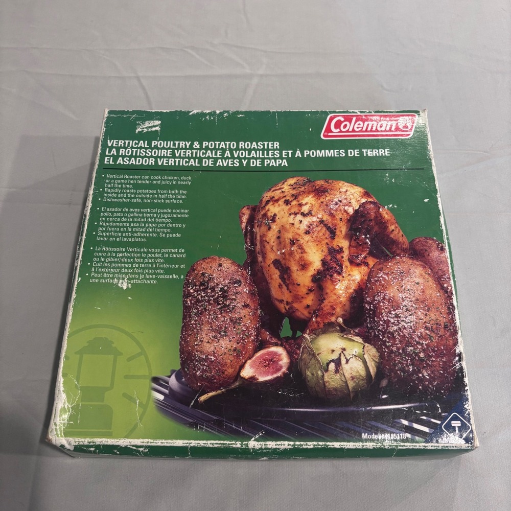 Coleman oldskool vertical chicken and potato roaster